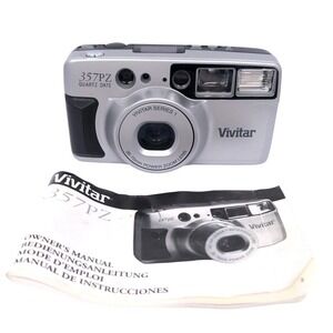VTG Vivitar Series 1 357PZ Quartz Date 35mm Point & Shoot Camera 35-70mm Zoom